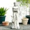 Glitzhome® 36" St. Francis Bird Feeder Garden Statue